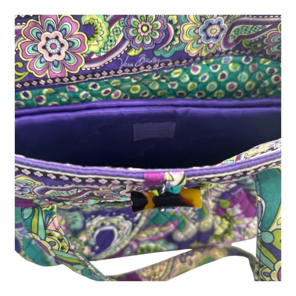 Vera Bradley Signature Laptop Tote Bag Multicolored Paisley Print - Picture 9 of 14